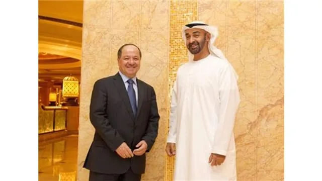 رئيس إقليم كوردستان يبحث مع ولي عهد أبو ظبي تنمية العلاقات والتعاون الثنائي