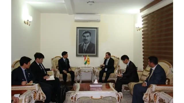 مسؤول العلاقات الخارجية للحزب الديمقراطي الكوردستاني يبحث العلاقات الثنائية مع وفدي حزب ساينوري الكوري الجنوبي الحاكم وحزب نورئوتان الكازاخستاني الحاكم