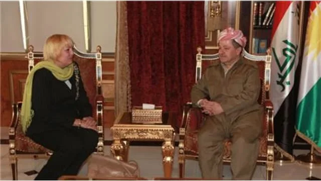 Claudia Roth pays tribute to the positive role played by President Barzani in Turkish peace process