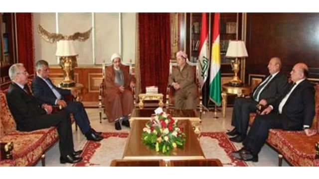 President of Kurdistan-Region receives National Alliance delegation to discuss political situation in Iraq