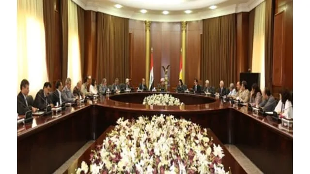 Massoud Barzani: calls parties to act as representatives of the Kurdish nation and not representatives of their parties and political forces