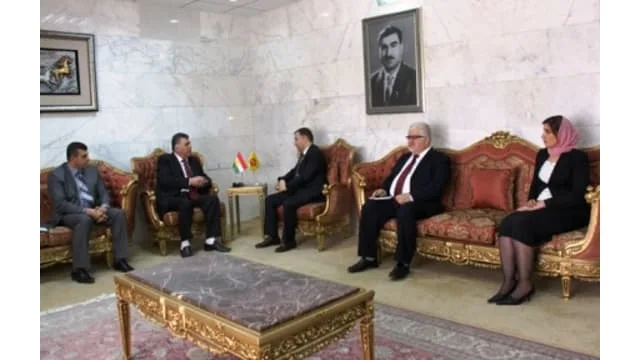 Hawrami talks of Kurdish National Conference with Palestinian General-Consul