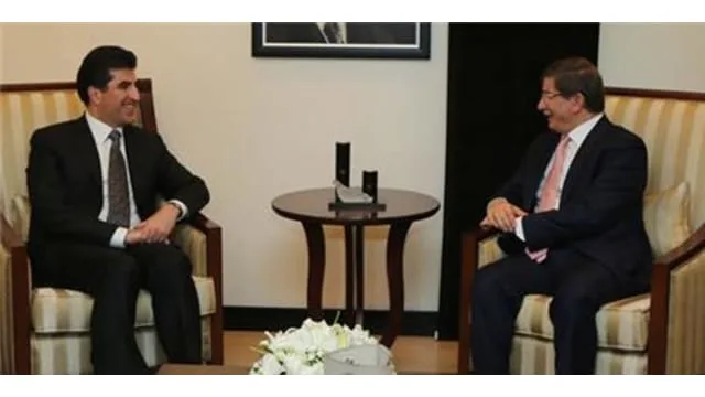 Barzani and Davutoğlu hold talks on regional development