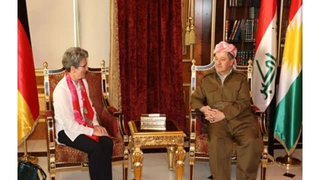 President Barzani meets German Ambassador to Iraq