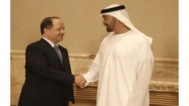 President Barzani Meets Crown Prince Mohammed bin Zayed in Abu Dhabi