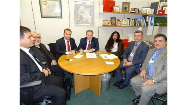 Hawrami meets Labour UK Shadow Foreign Office Minister at Parliament
