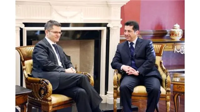 Masrour Barzani receives former president of UN General Assembly
