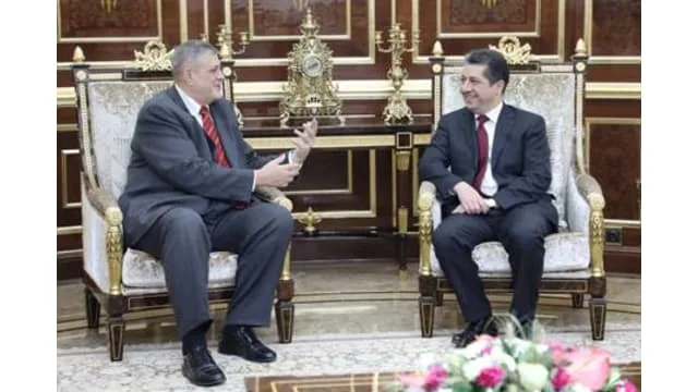 Masrour Barzani Chancellor of Kurdistan Region Security Coucil today  met Special Representative of the United Nations Secretary-General for Iraq, Mr. Jan Kubis, to discuss developments between Erbil and Baghdad