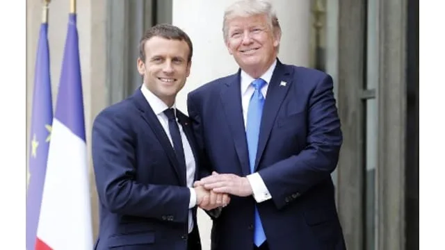 Presidents France Emmanuel Macron and President of USA Trump agree on need for Erbil and Baghdad to resolve differences through dialogue