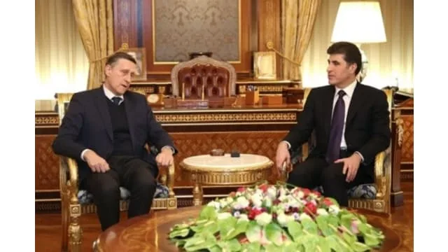 Kurdistan Region Prime Minister Nechirvan Barzani meet Dr. Cyrill Nunn German Ambassador to Iraq