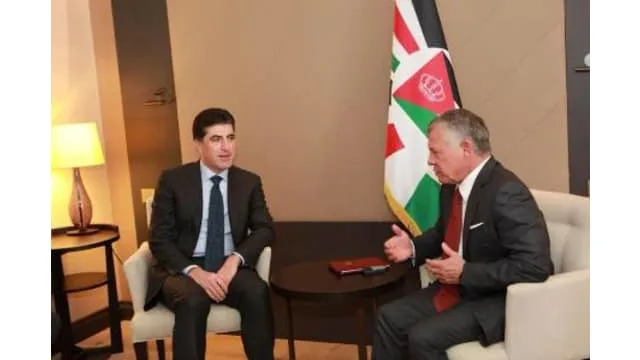 The Prime Minister of Kurdistan Region, Mr. Nichirvan Barzani, met with His Majesty King Abdullah II of Jordan.