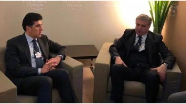 Mr. Nechirvan Barzani, Prime Minister of the Kurdistan Region, met with Mr. Karab Karapitian, Prime Minister of Armenia.