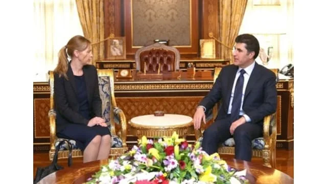 Prime Minister Barzani meets with Norwegian Ambassador