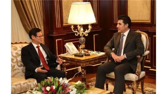 Outgoing Chinese Consul General bids farewell to Prime Minister Barzani