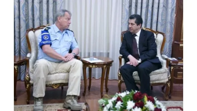 Chancellor Masrour Barzani receives EU Advisory Mission to Iraq (EUAM)