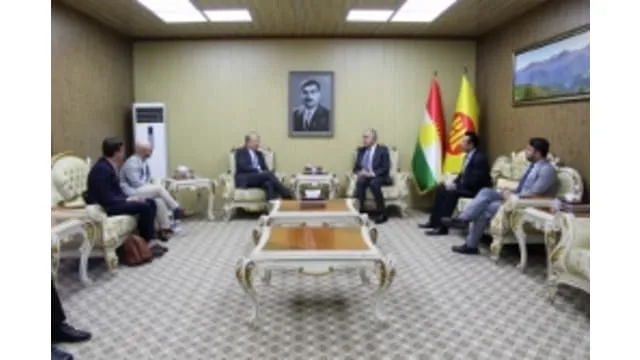 A delegation from European Union Parliament visited the Kurdistan Democratic (KDP) Party Foreign Relations Office (FRO).