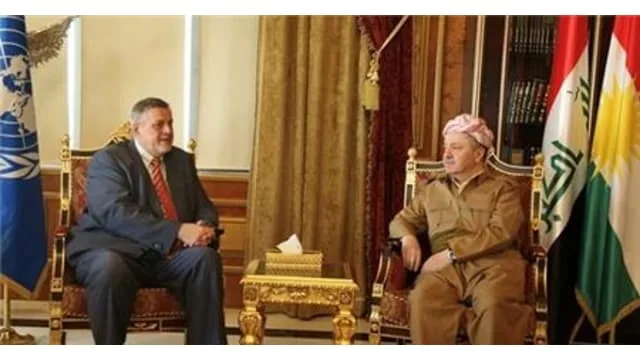 President Masoud Barzani received Jan Kubis, the Special Envoy of the Secretary-General of the United Nations in Iraq.