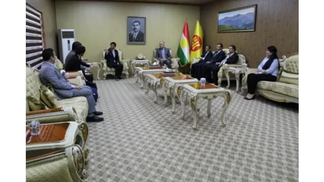 Head of Kurdistan Democratic Party - Foreign Relations Office received Consul General of Japan and student delegation from Japan-Kurdistan Friendship Association.