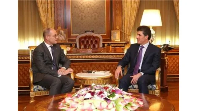 Prime Minister Barzani receives the Netherlands new Consul General