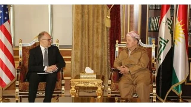 The US ambassador to Iraq presents to President Barzani his country's strategy on regional developments and the latest war progress in the war against ISIS