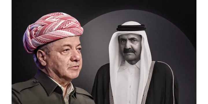 الرئيس مسعود بارزاني يعزي أمير قطر برحيل والده الشيخ حمد بن خليفة آل ثاني